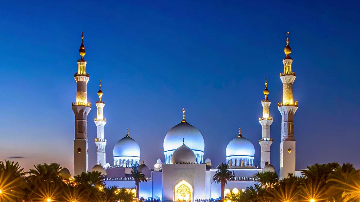 Abu Dhabi skyline and waterfront