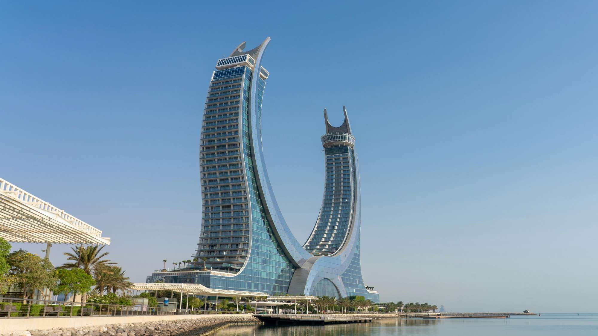Kuwait Towers and Kuwait City skyline